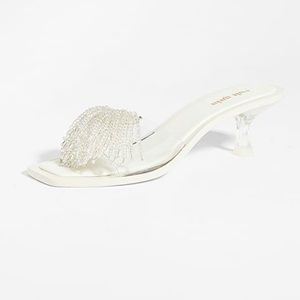 Cult Gaia Clear Kitten Heels